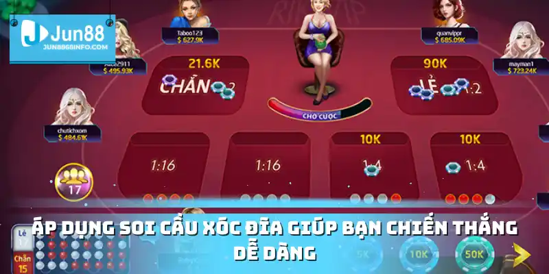 Áp dụng soi cầu xóc đĩa giúp bạn chiến thắng dễ dàng